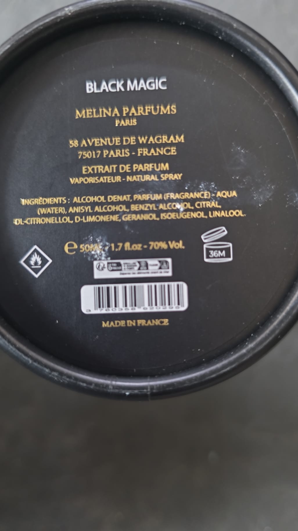 Melina Parfums - Black Magic Aisha - Extrait de Parfum Mixte