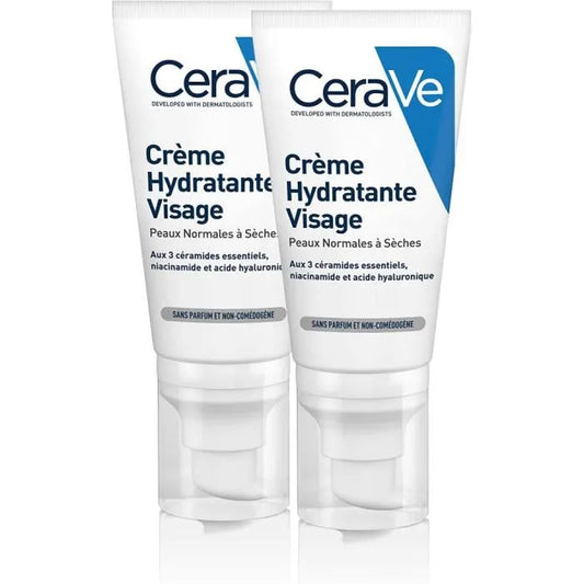CeraVe - Feuchtigkeitscreme Gesicht Niacinamid, Hyaluronsäure Normale bis trockene Haut