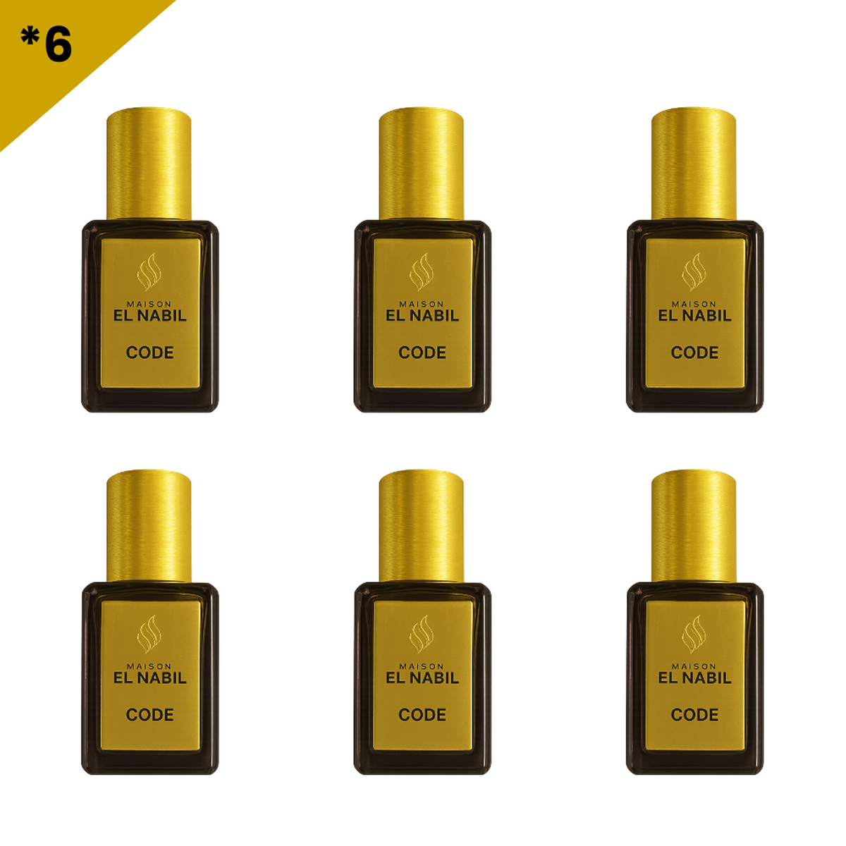 12*5ml el Nabil - Code - Parfum Konzentrat Sans Alcool