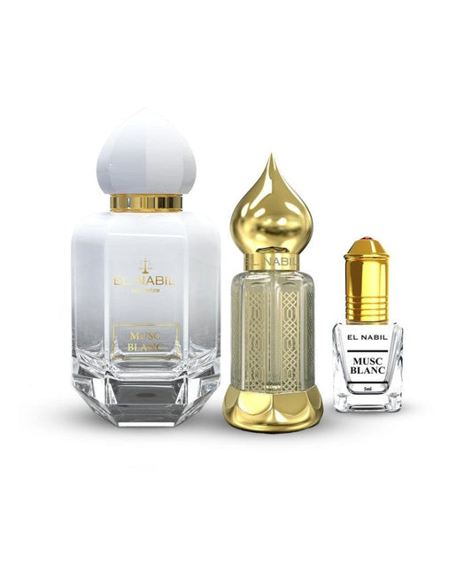 El Nabil - Weißer Moschus - Prestige Box 65ml + 12ml Parfum +5ml