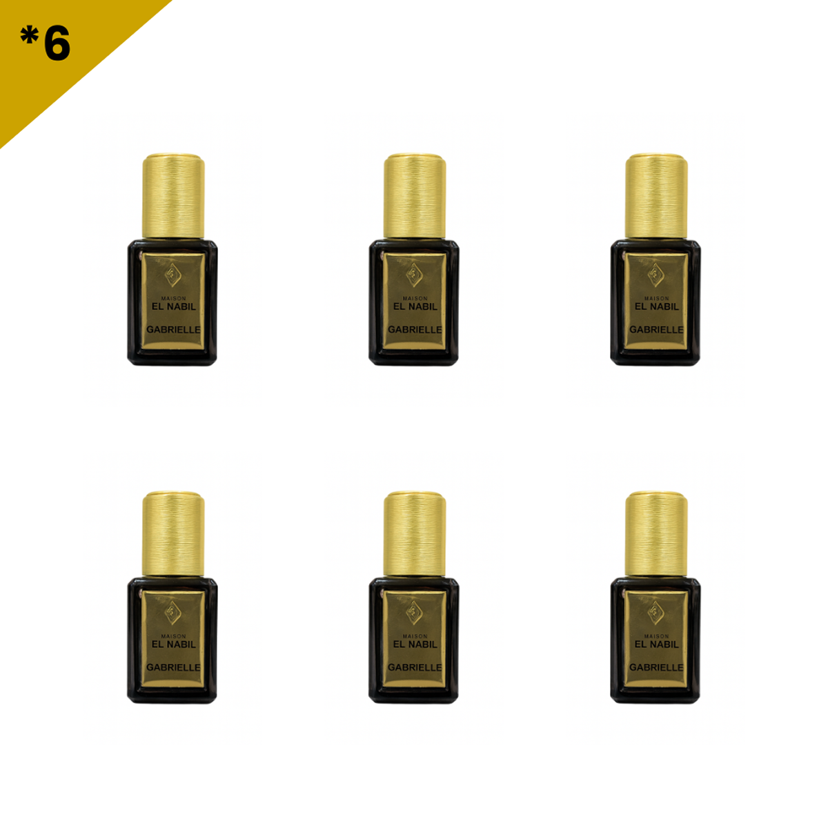 12*5ml el Nabil - Gabrielle - Parfum Concentré Sans Alcool
