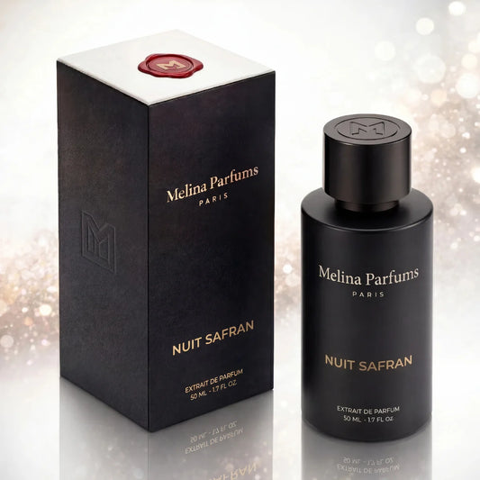 50ml Melina Parfums - Nuit de Safran Édition L’Obsidienne - Extrait de Parfum Mixte
