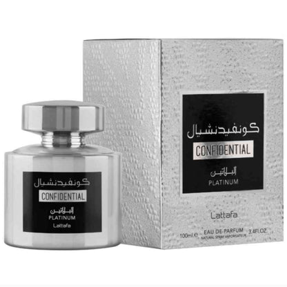 Confidential Platinum Parfums der Marke Lattafa Mix 100 ml