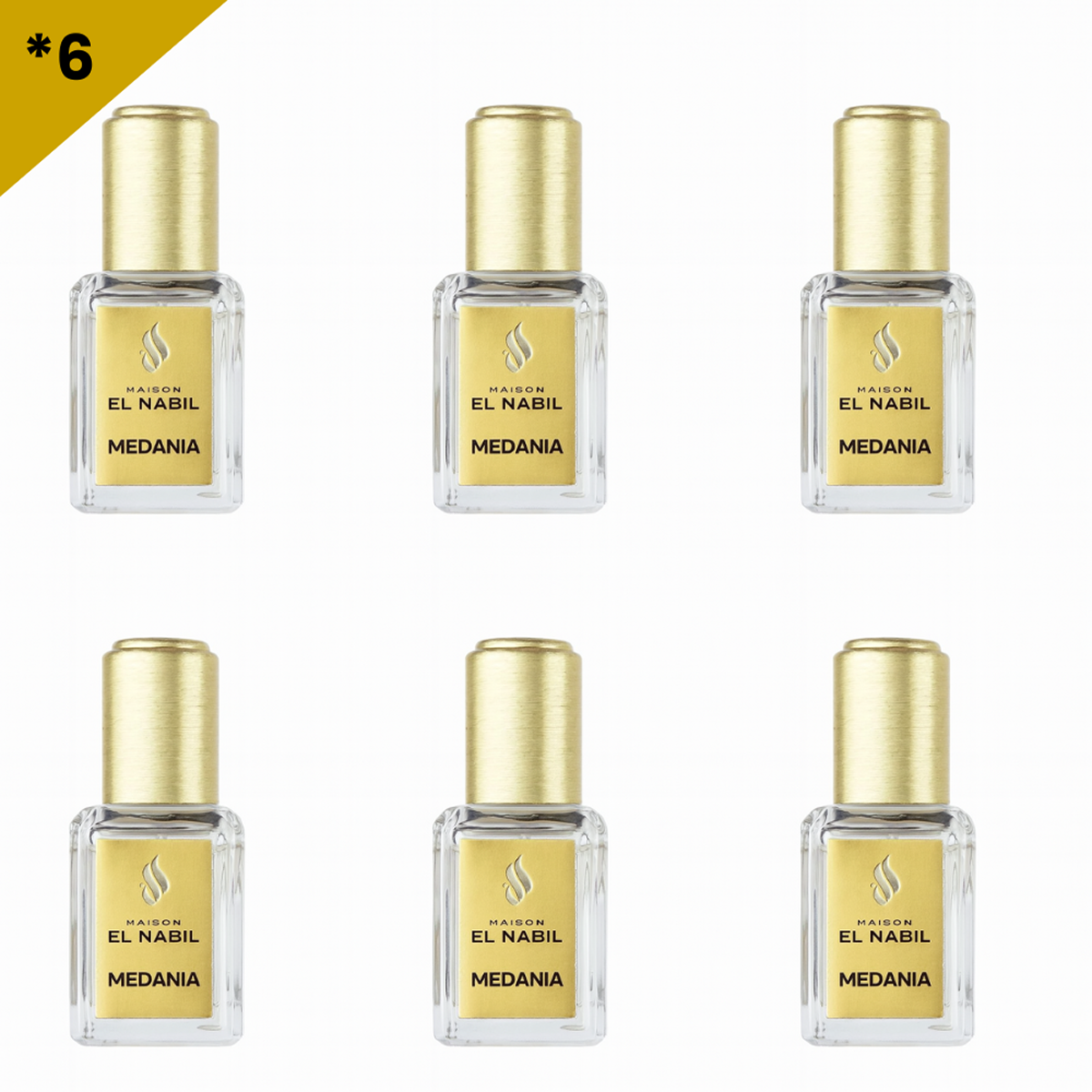 12*5ml el Nabil - Medania - Parfum Konzentrat Sans Alcool