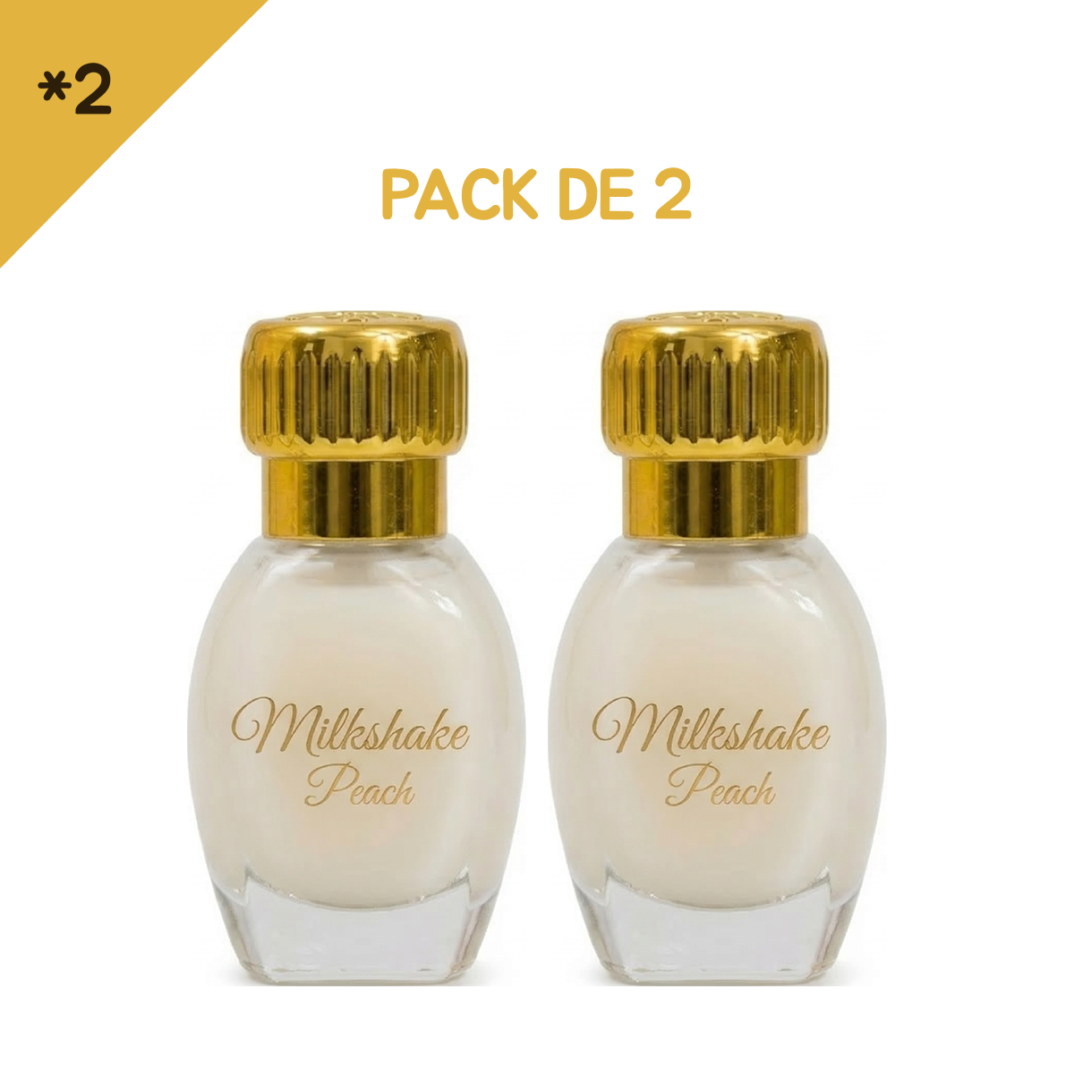 12ml * 4 Gris Montaigne - Musc Tahara Milkshake Peach - Concentré de Parfum