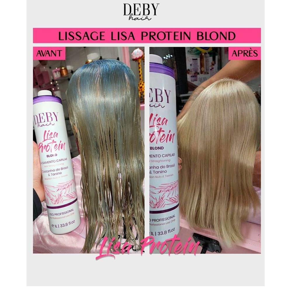 Deby Hair - Protein Blond Brazilian Nuts & Tanin Glättung