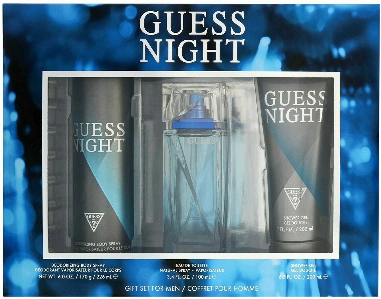 Deodorant Deodorant 226ml + Eau de Toilette 100ml + Duschgel 200ml von der Marke Guess für Männer 226ml