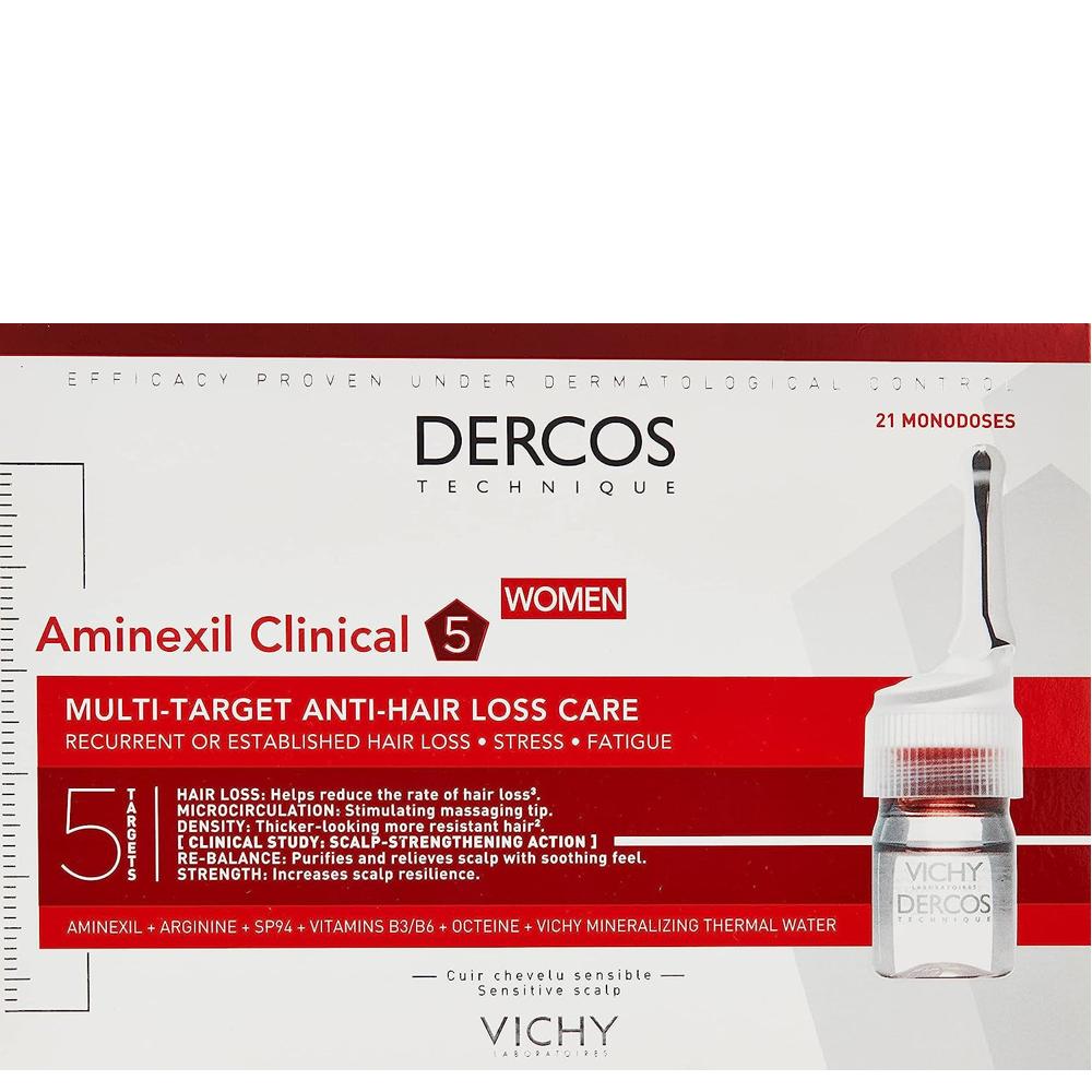 Vichy - Dercos Aminexil Intensive 5 Women Empfindliche Kopfhaut 21 Ampulle zu 6ml
