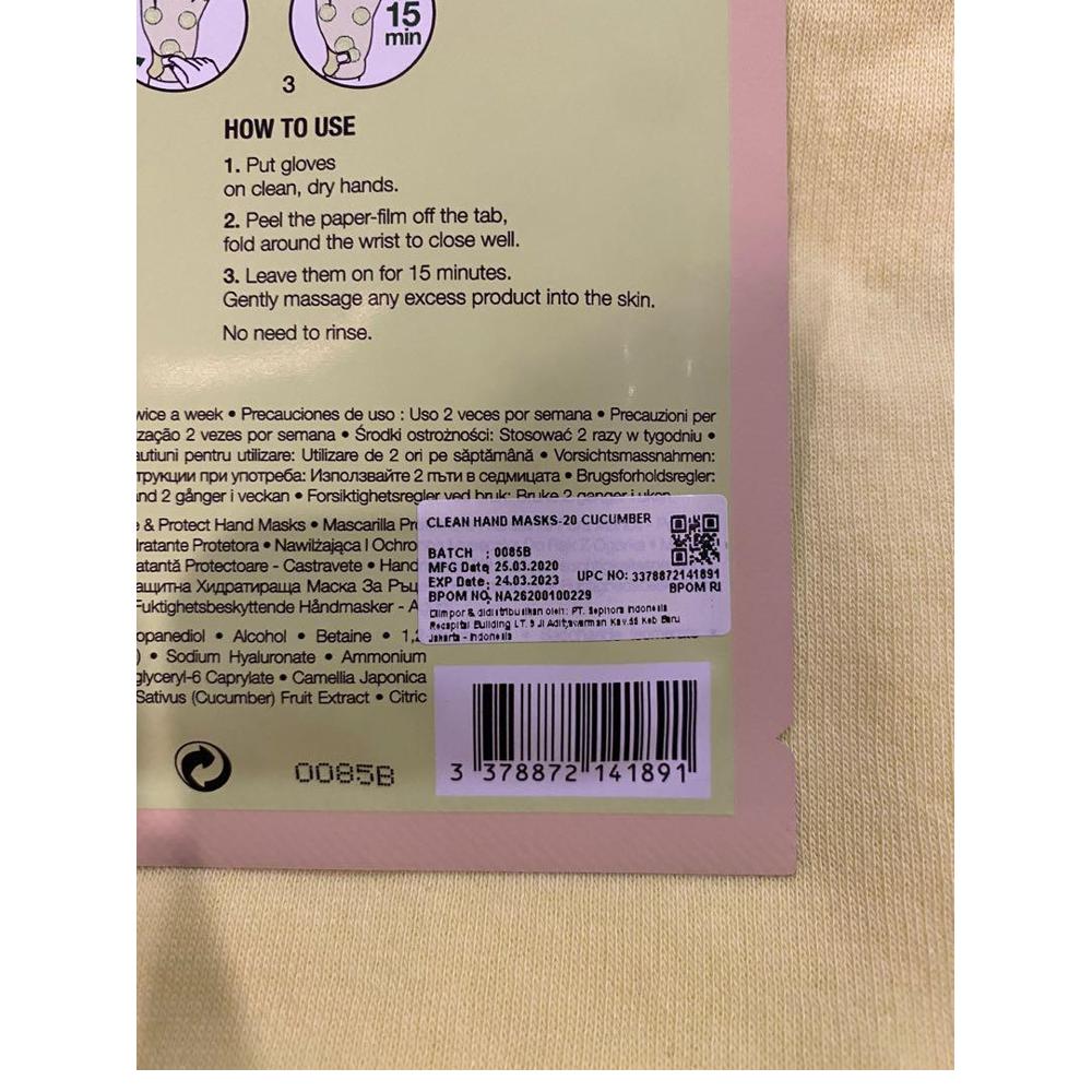 Sephora - Handmaske Gurke 92% Zutaten Natürlichen Ursprungs