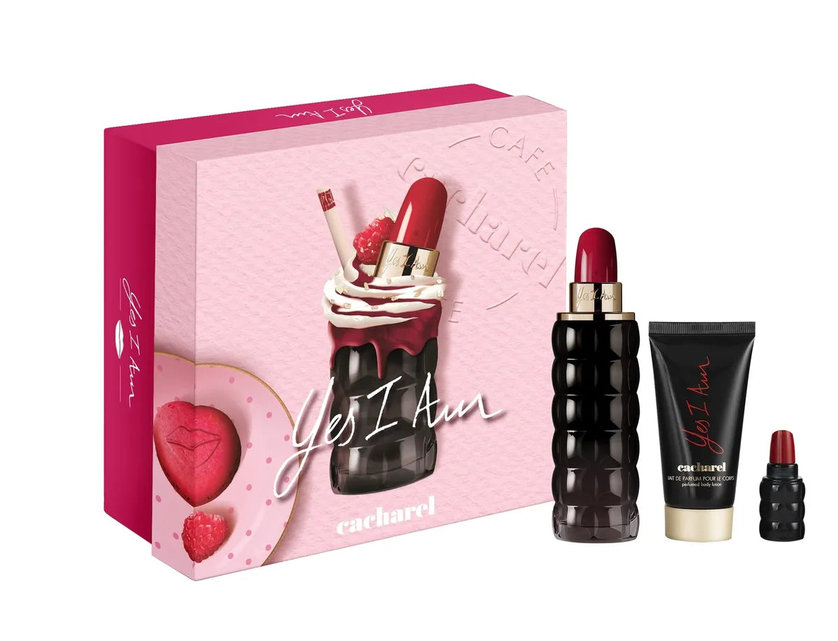 Kosmetiksets Yes I Am Eau de la marque Cacharel mixte 75ml