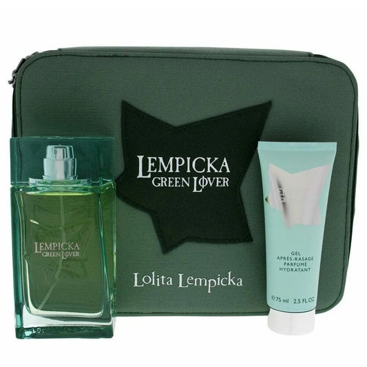 Kosmetiksets Set Green Lover Eau de Toilette + After Shave Gel 75ml der Marke Lolita Lempicka mixte 100ml