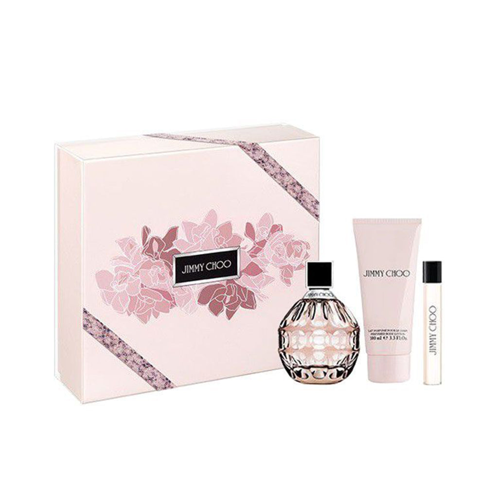 Kosmetiksets Parfümset + Körpermilch + Miniparfüm 7.5ml der Marke Jimmy Choo mixed 100ml
