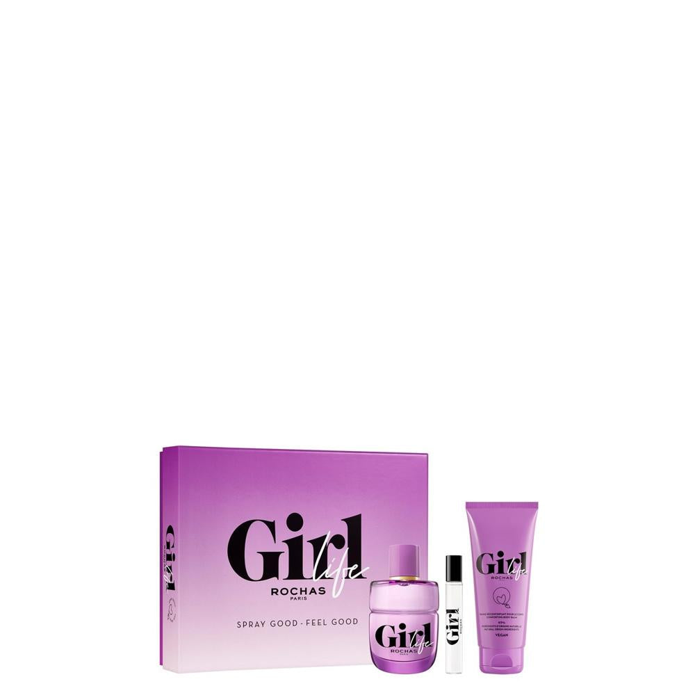 Rochas - Girl Life - EDP 75 ml + EDP MINI 7.5 ml + Lait de Corps 100 ml