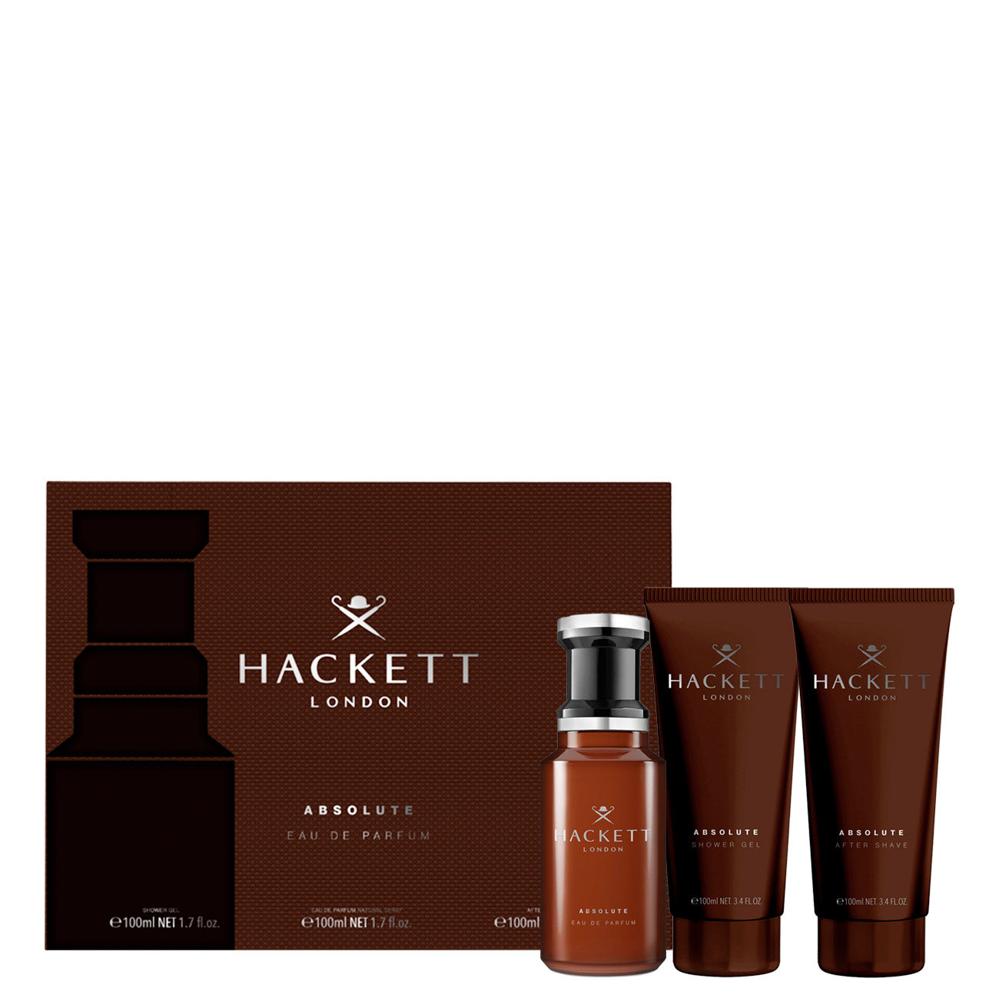 Hackett - Absolute - Set Parfum 100ml + Duschgel 100ml + Duschgel 100ml