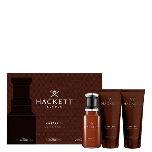 Hackett - Absolute - Set Parfum 100ml + Duschgel 100ml + Duschgel 100ml