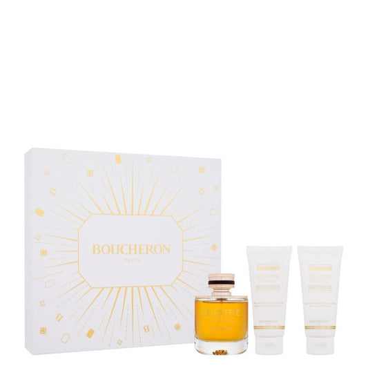 Boucheron - Quatre Iconic - Geschenkset Eau de Parfum 100 ml + Duschgel 100 ml + Körpermilch 100 ml