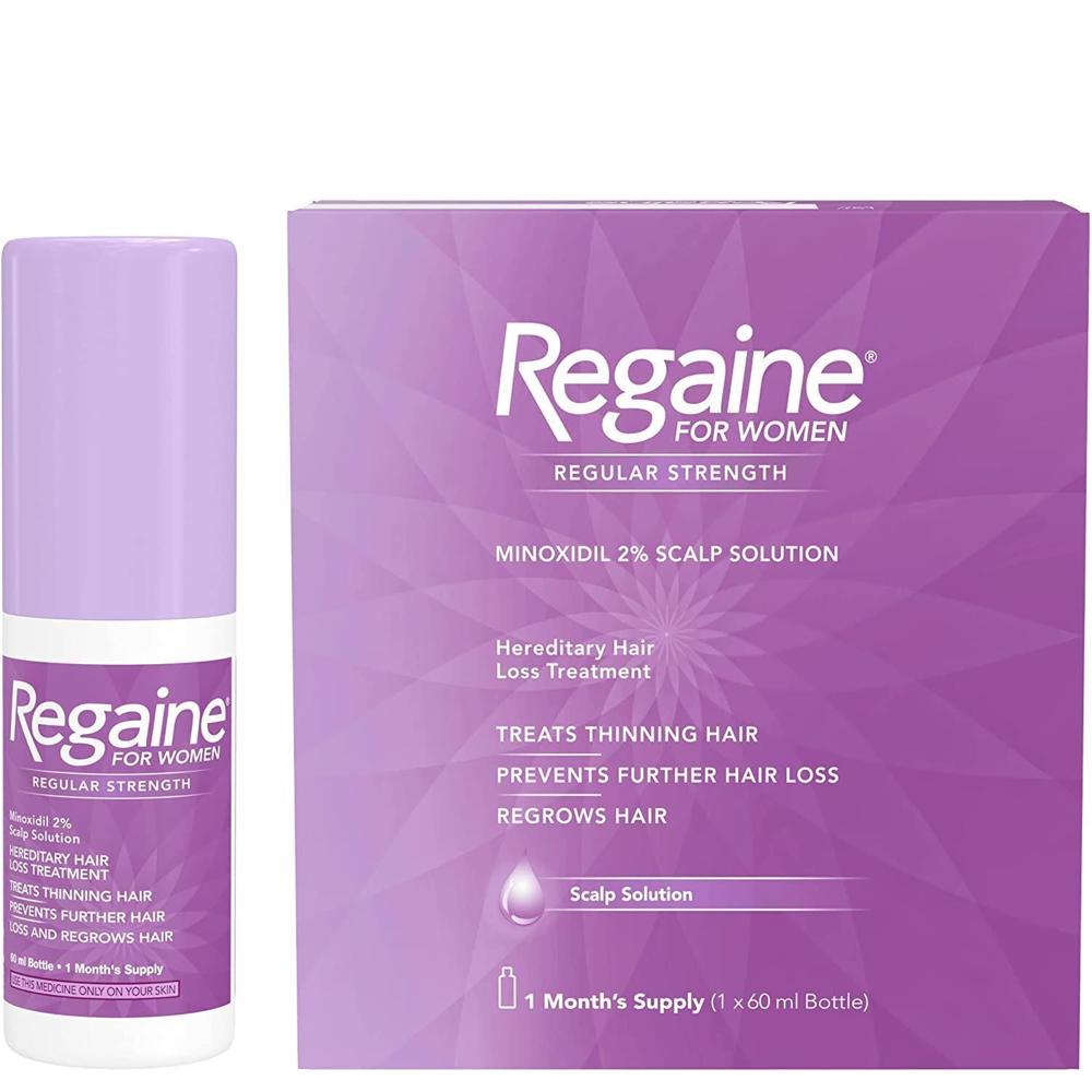 Kosmetika Extra Strangth 2% Minoxidil Frau 1Monat Gebrauch der Marke Regaine für Frau 60ml