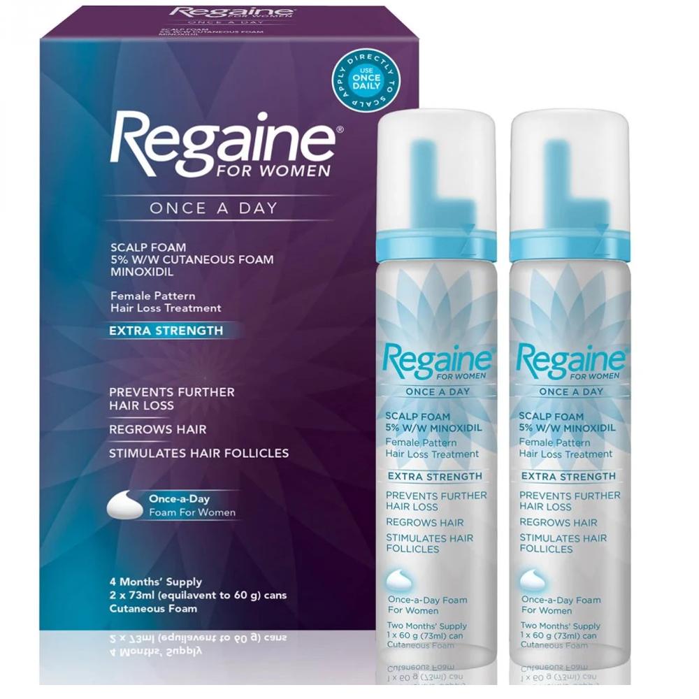 Kosmetika Haarbehandlung für Frauen 2* 4Monate Gebrauch 2* der Marke Regaine für Frauen 73ml