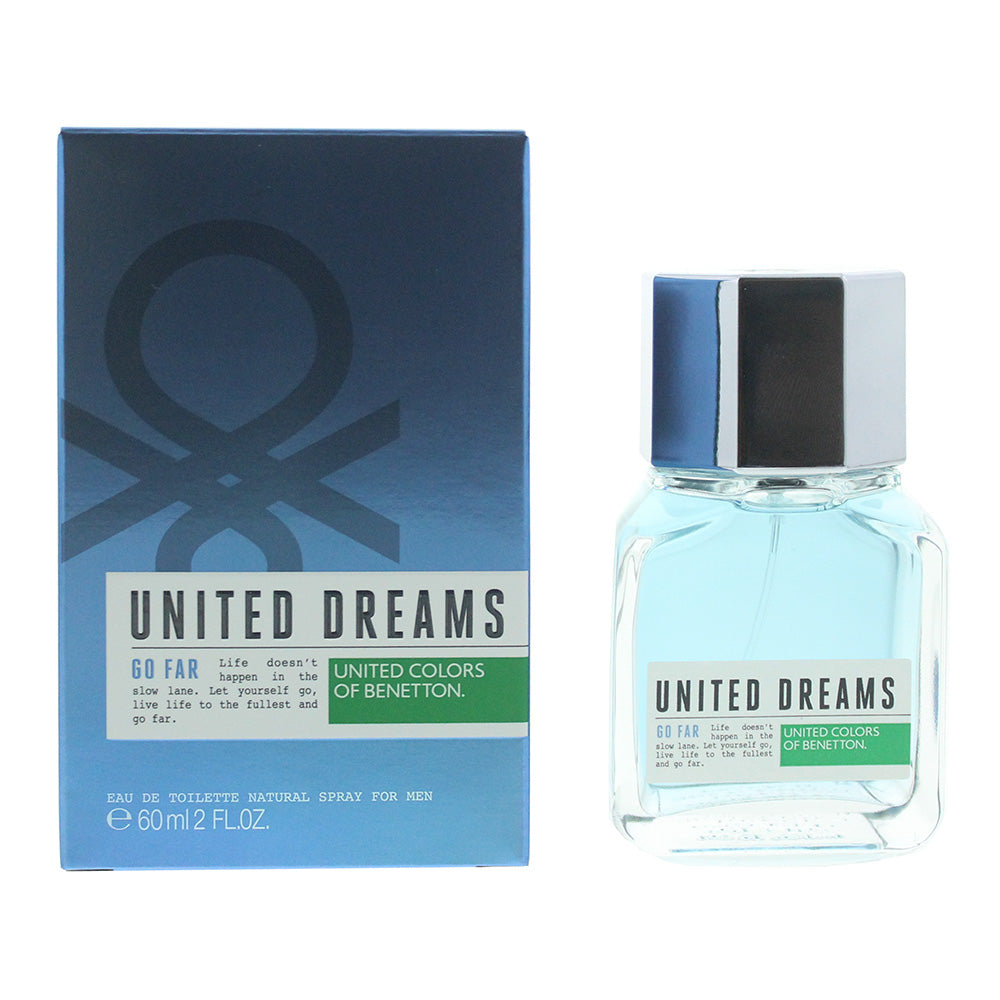 Parfums United Dreams Go Far von der Marke Benetton für Männer 60 ml