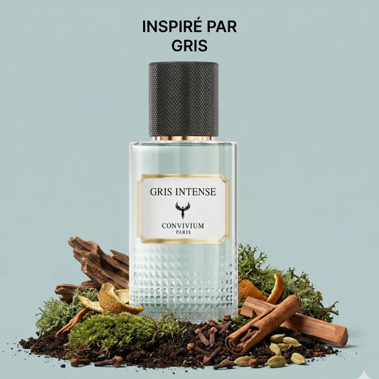 50ml Convivium Paris - Gris Intense - Extrait de Parfum Mixte