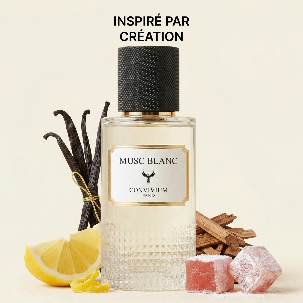 50ml Convivium Paris - Musc Blanc - Extrait de Parfum Mixte
