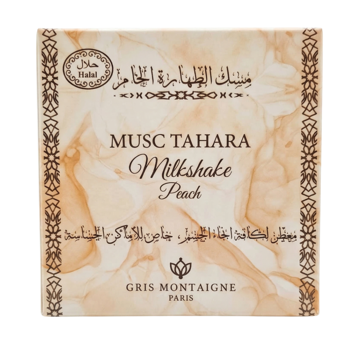 12ml * 4 Gris Montaigne - Musc Tahara Milkshake Peach - Concentré de Parfum
