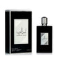 Elegante Flasche von Asdaaf Ameer Al Arab Eau de Parfum for men mit goldenen Akzenten und arabisch-inspiriertem Design.