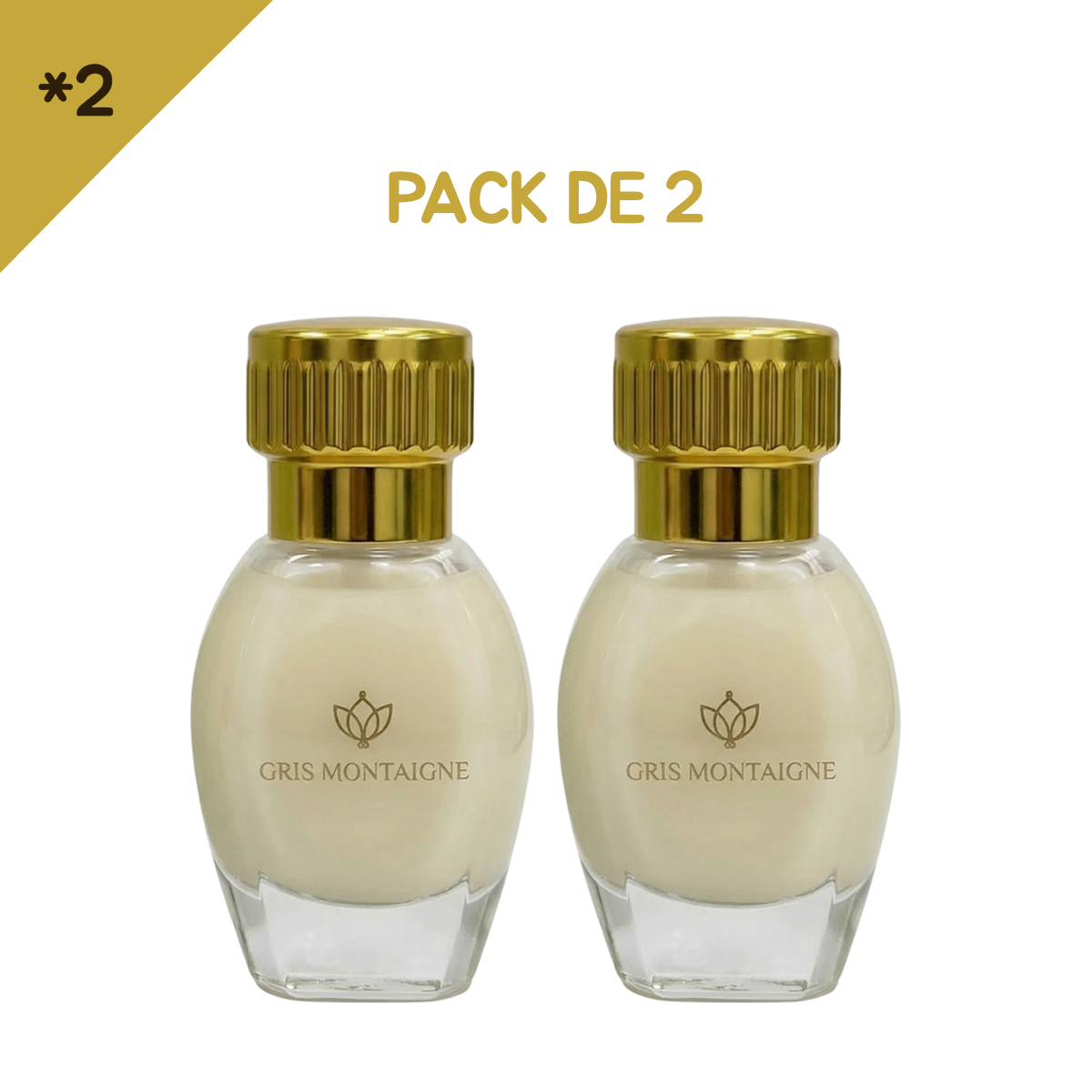 12ml * 2 Gris Montaigne - Musc Tahara Pistachio - Concentré de Parfum