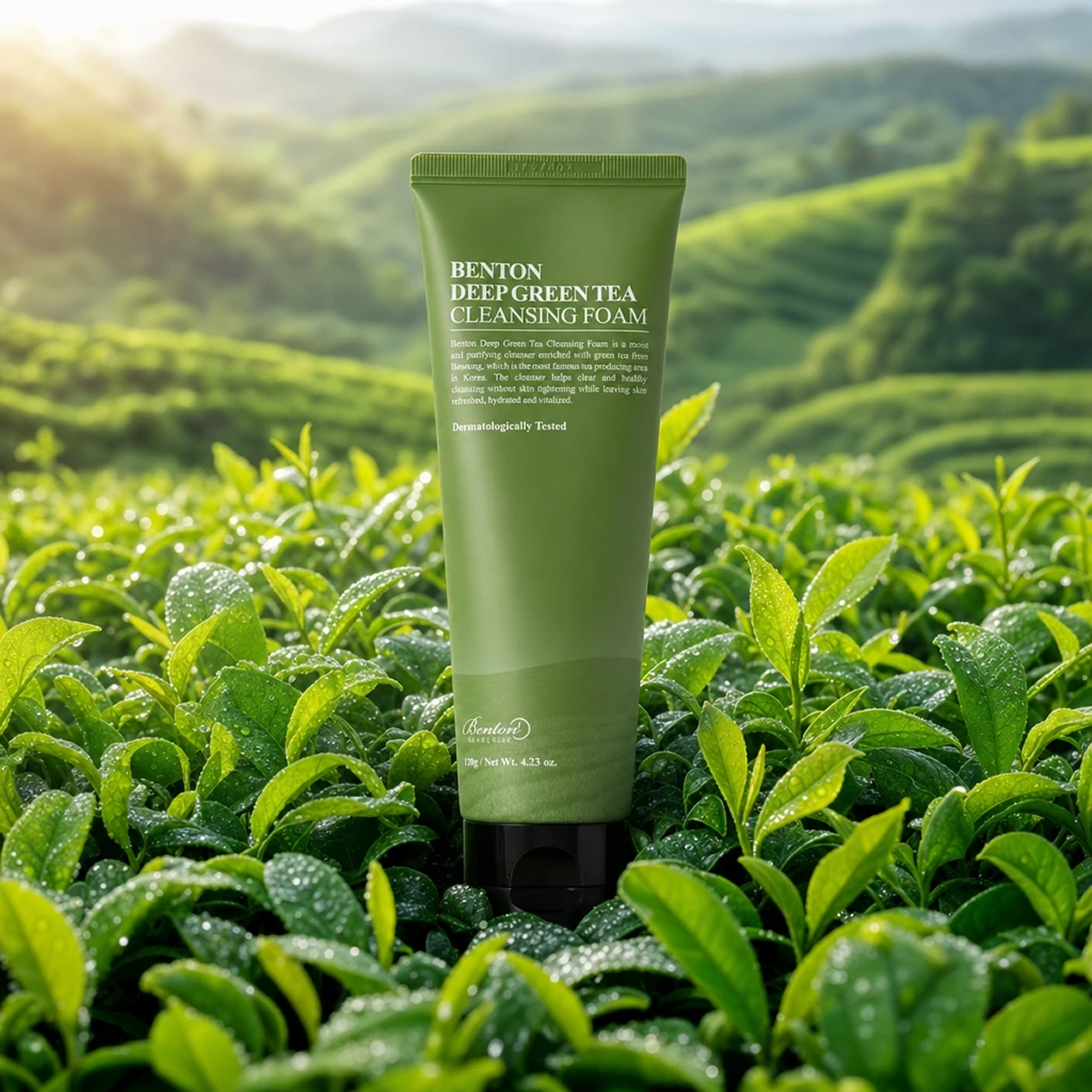 Benton - Deep Green Tea - Reinigungsschaum