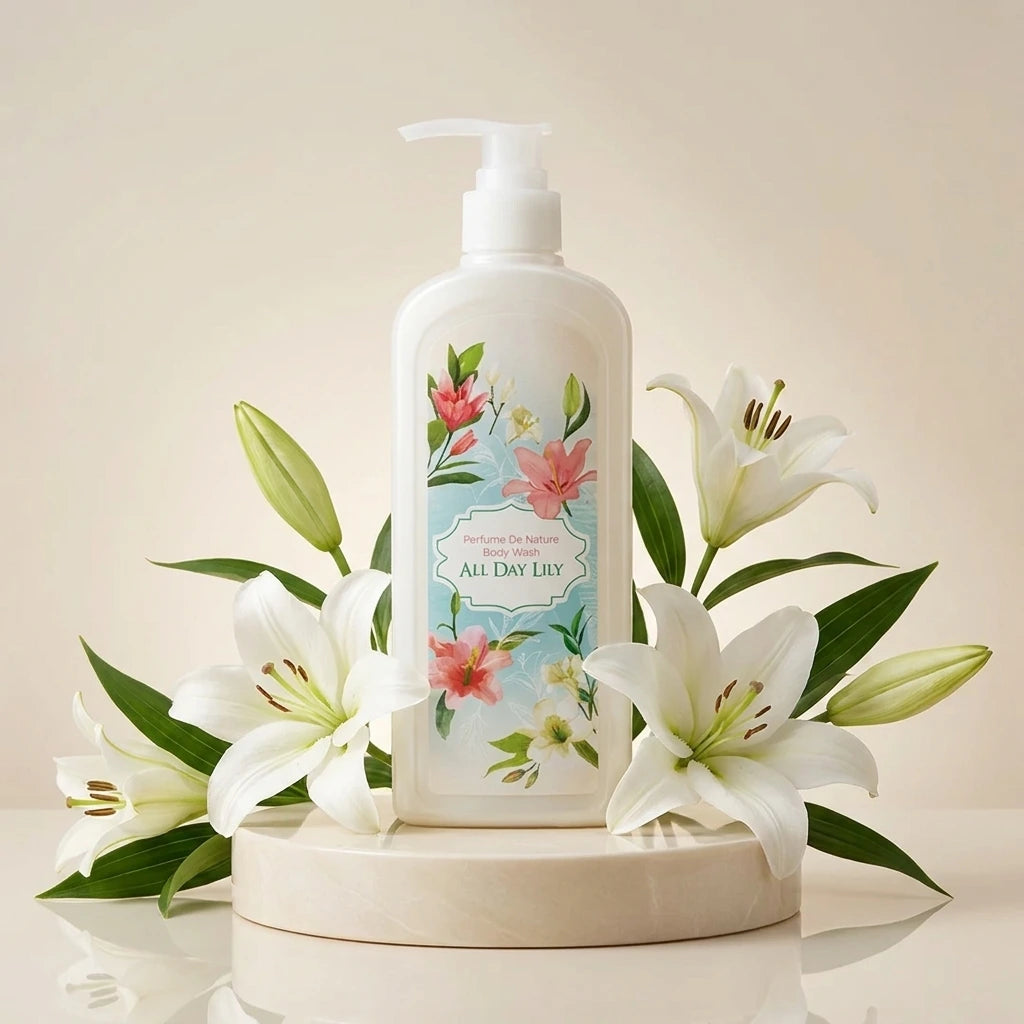 345 ml Nature Republic - Perfume De Nature Body Oil Wash All Day Lily