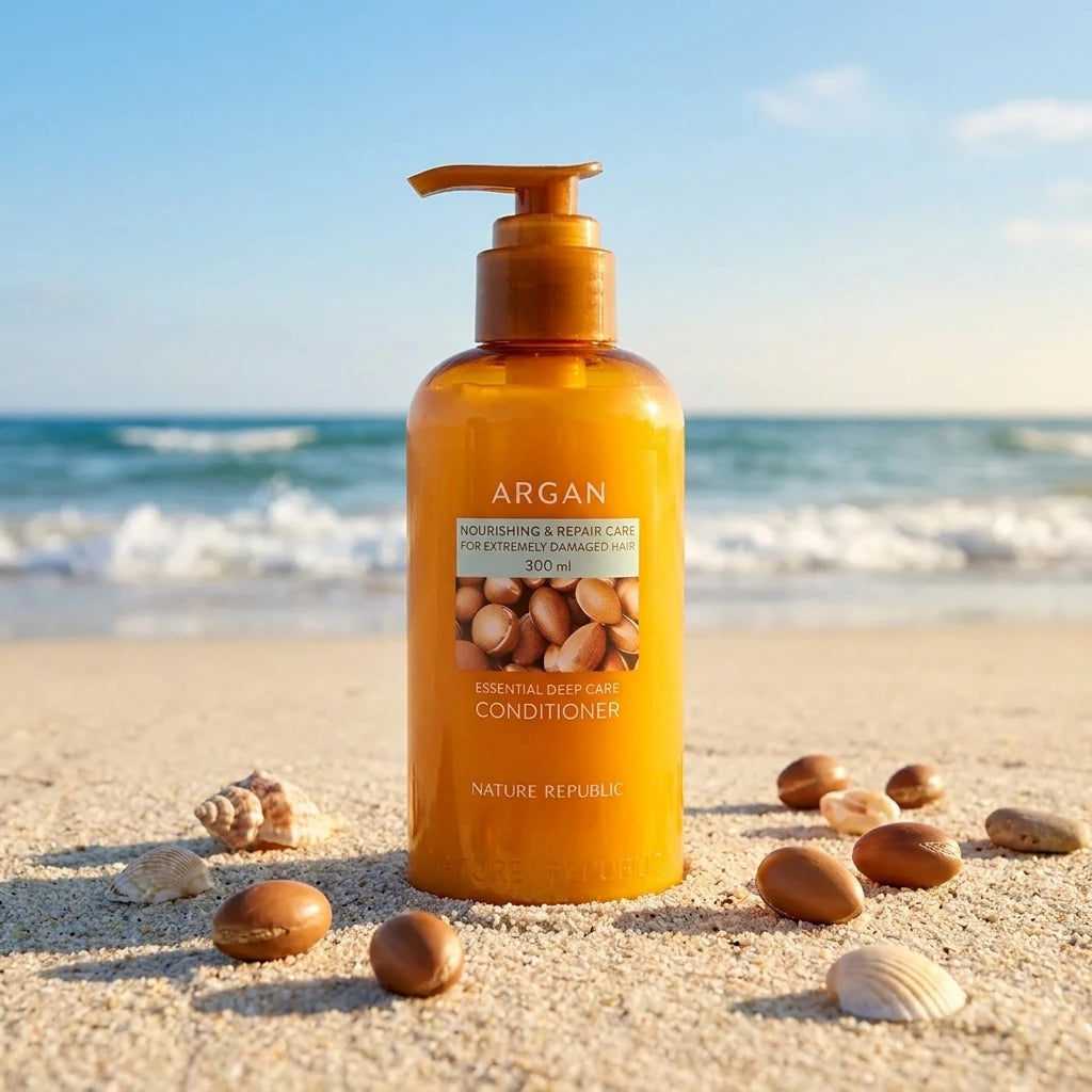 Nature Republic - Argan Essential Moisture - Repairing Haarspülung