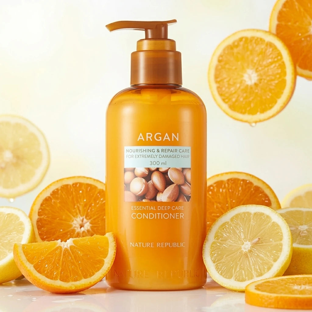 Nature Republic - Argan Essential Moisture - Repairing Haarspülung