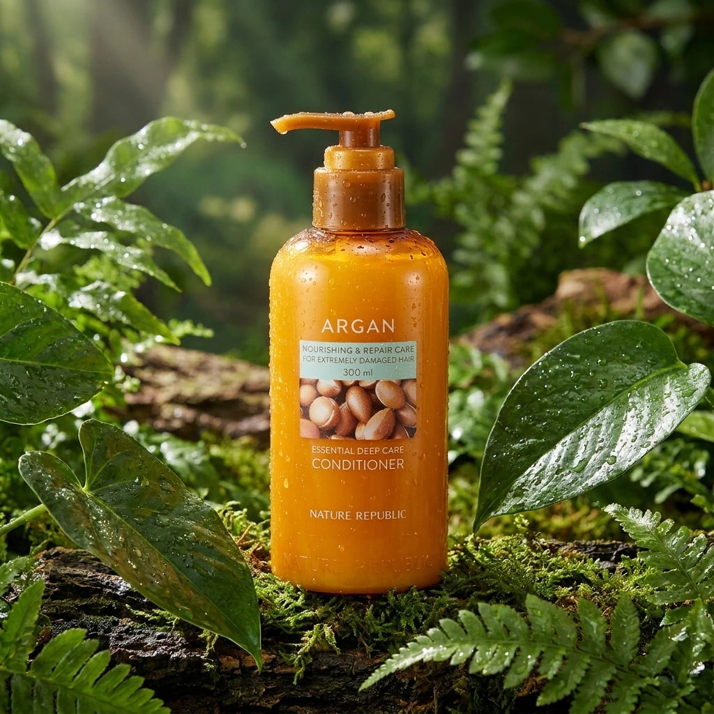 Nature Republic - Argan Essential Moisture - Repairing Haarspülung