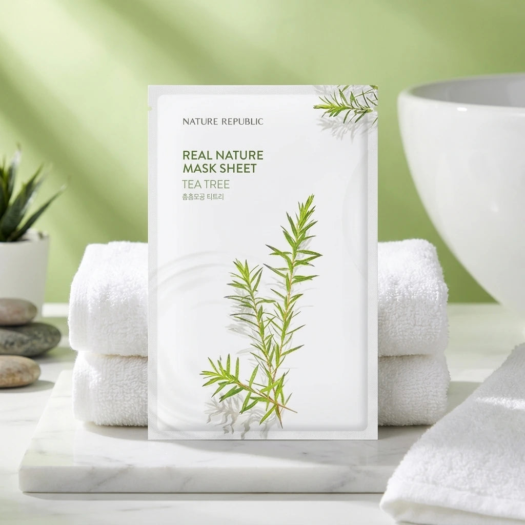 Nature Republic - Real Nature Sheet - Mask Tea Tree
