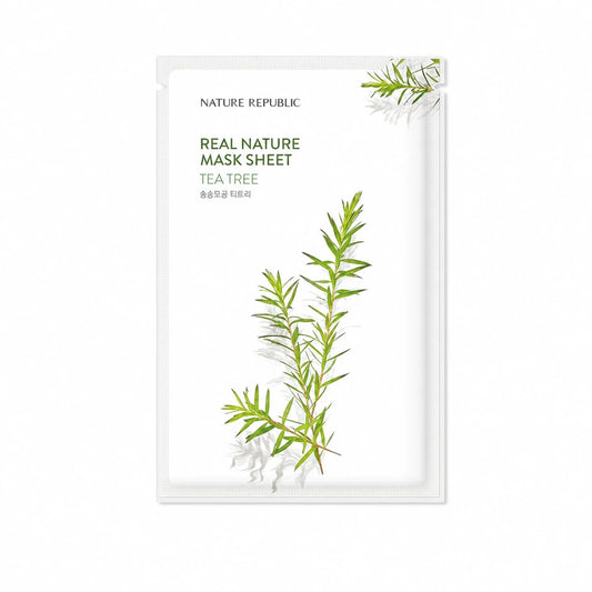 Nature Republic - Real Nature Sheet - Mask Tea Tree