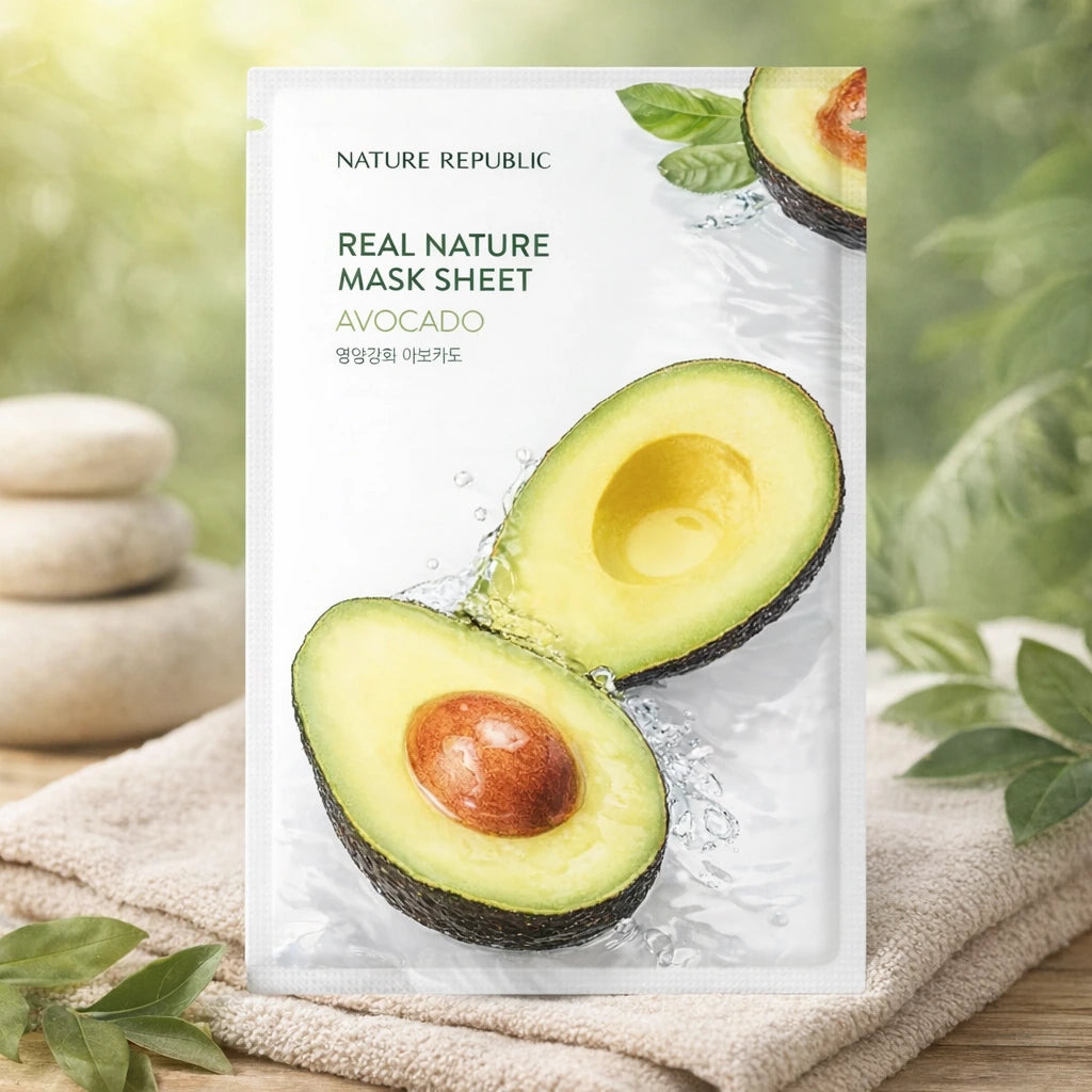 Nature Republic - Real Nature Sheet - Mask Avocado