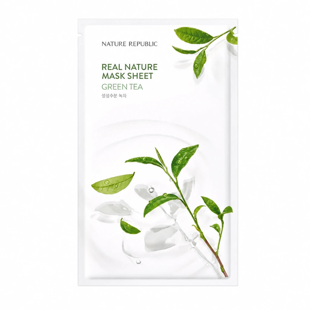 Nature Republic - Real Nature Sheet - Mask Green Tea