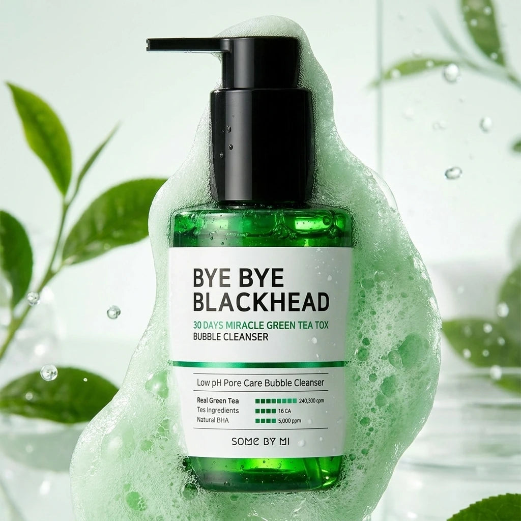 Some By Mi - Bye Bye Blackhead 30 Days - Miracle Green Tea Tox Bubble Cleanser