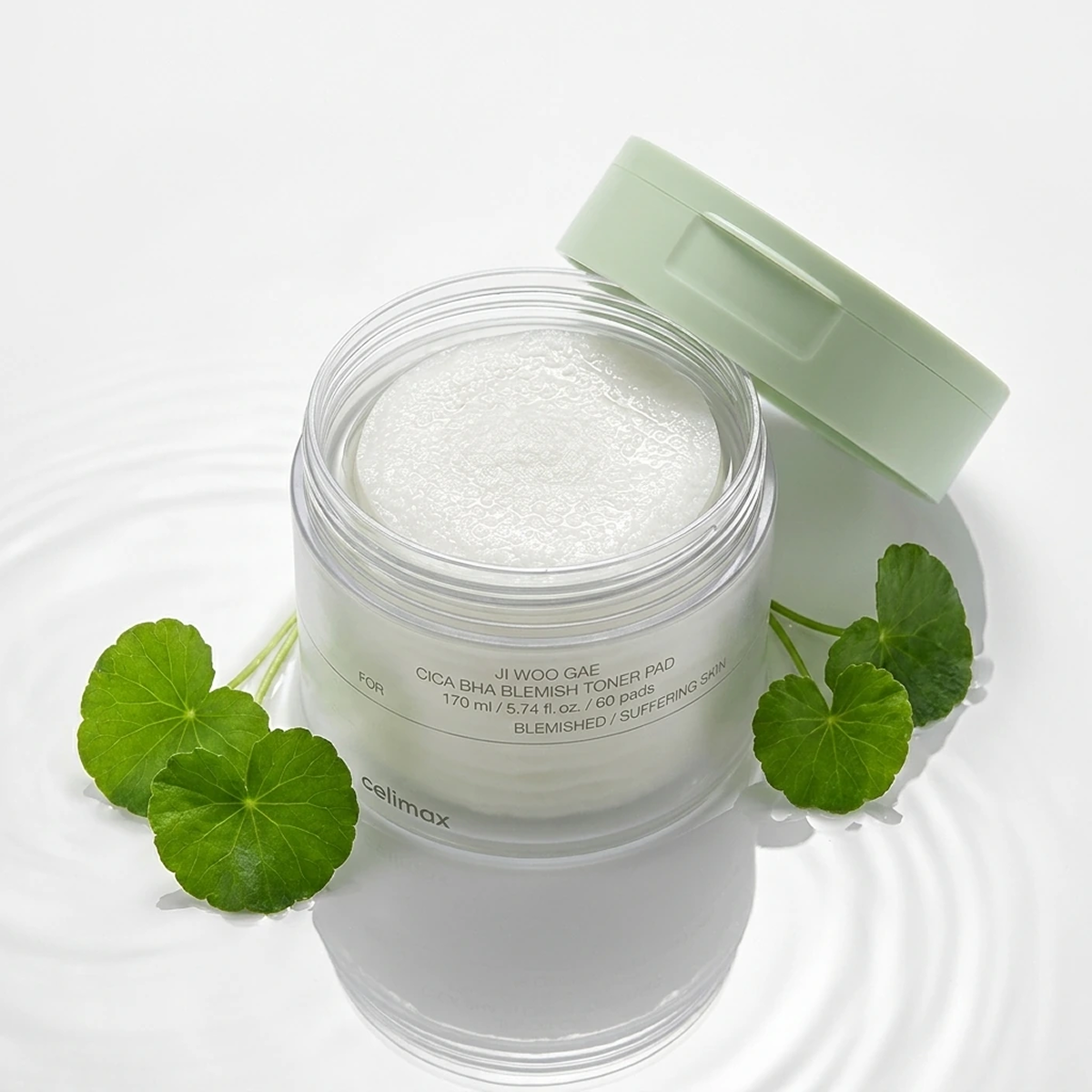 Celimax - Ji Woo Gae Cica Bha - Blemish Toner Pad