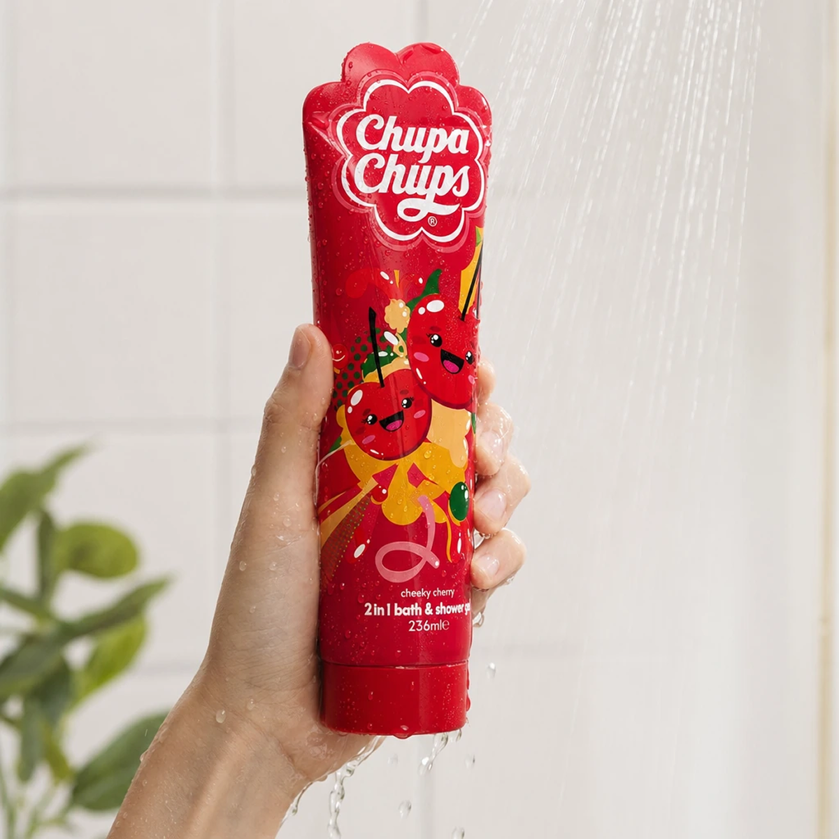 236ml Chupa Chups - Cheeky Cherry - Gel douche 2 en 1