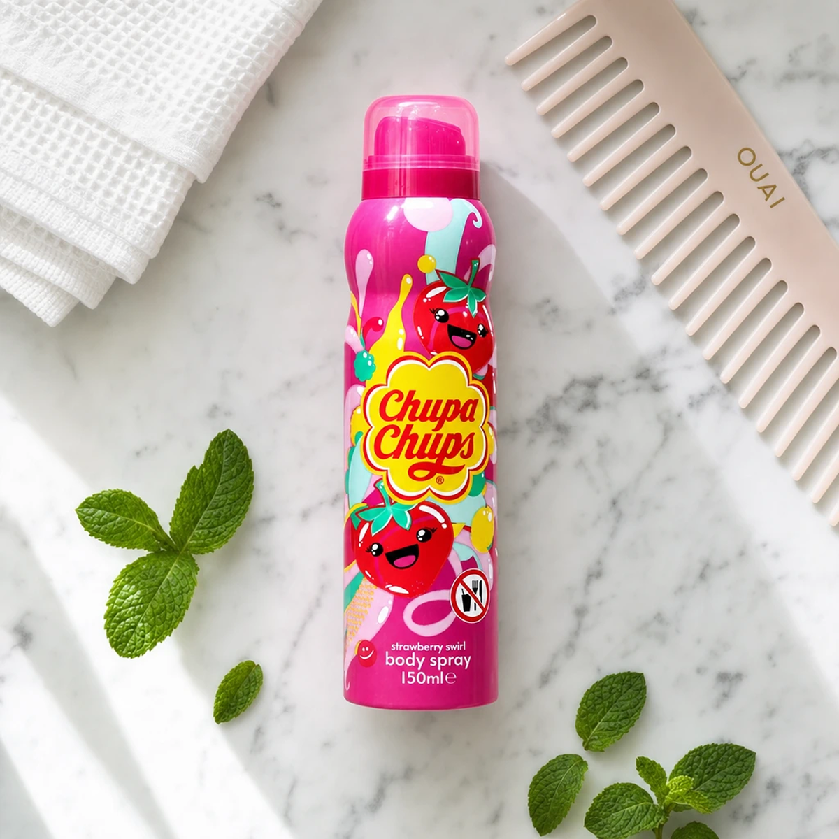 150ml Chupa Chups - Strawberry Swirl - Body Spray Mixte