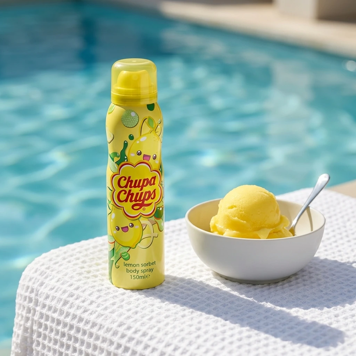 150ml Chupa Chups - Lemon Sorbet - Body Spray Mixte