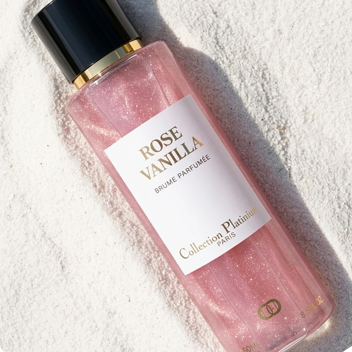 Collection Platinium - Rose Vanilla - Körperspray pailletée