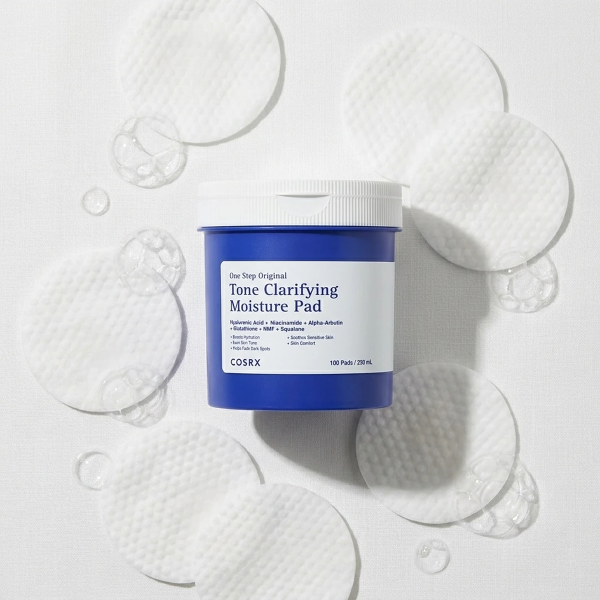 Cosrx - One Step Original - Tampons feuchtigkeitsspendend & Clarifiant pour le Teint 100 Tampons