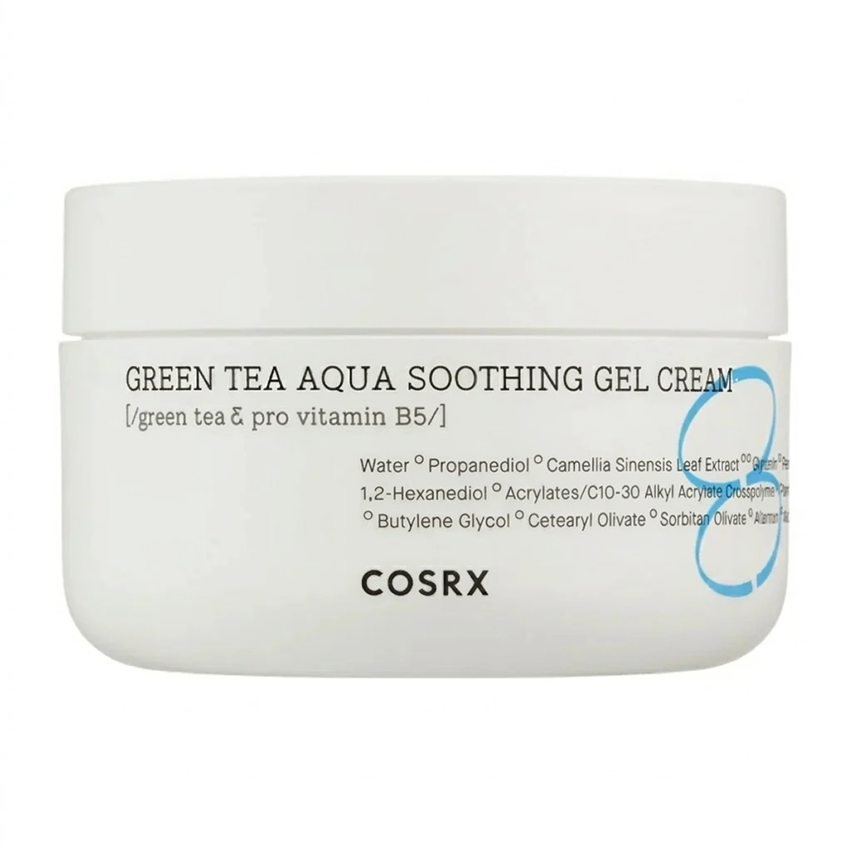 Cosrx - Thé Vert & Pro Vitamine B5 - Creme - Gel Apaisante Hydrium au Thé Vert et à L'eau
