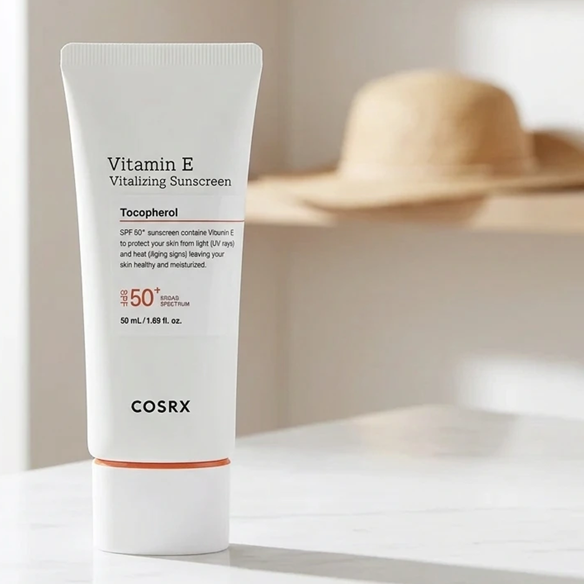 Cosrx - Vitamine E FPS 50 - Sonnencreme Revitalisante