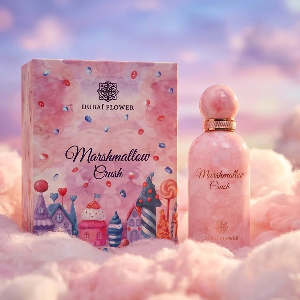 100ml Dubaï Flower - Marshmallow Crush - Extrait de Parfum Mixte