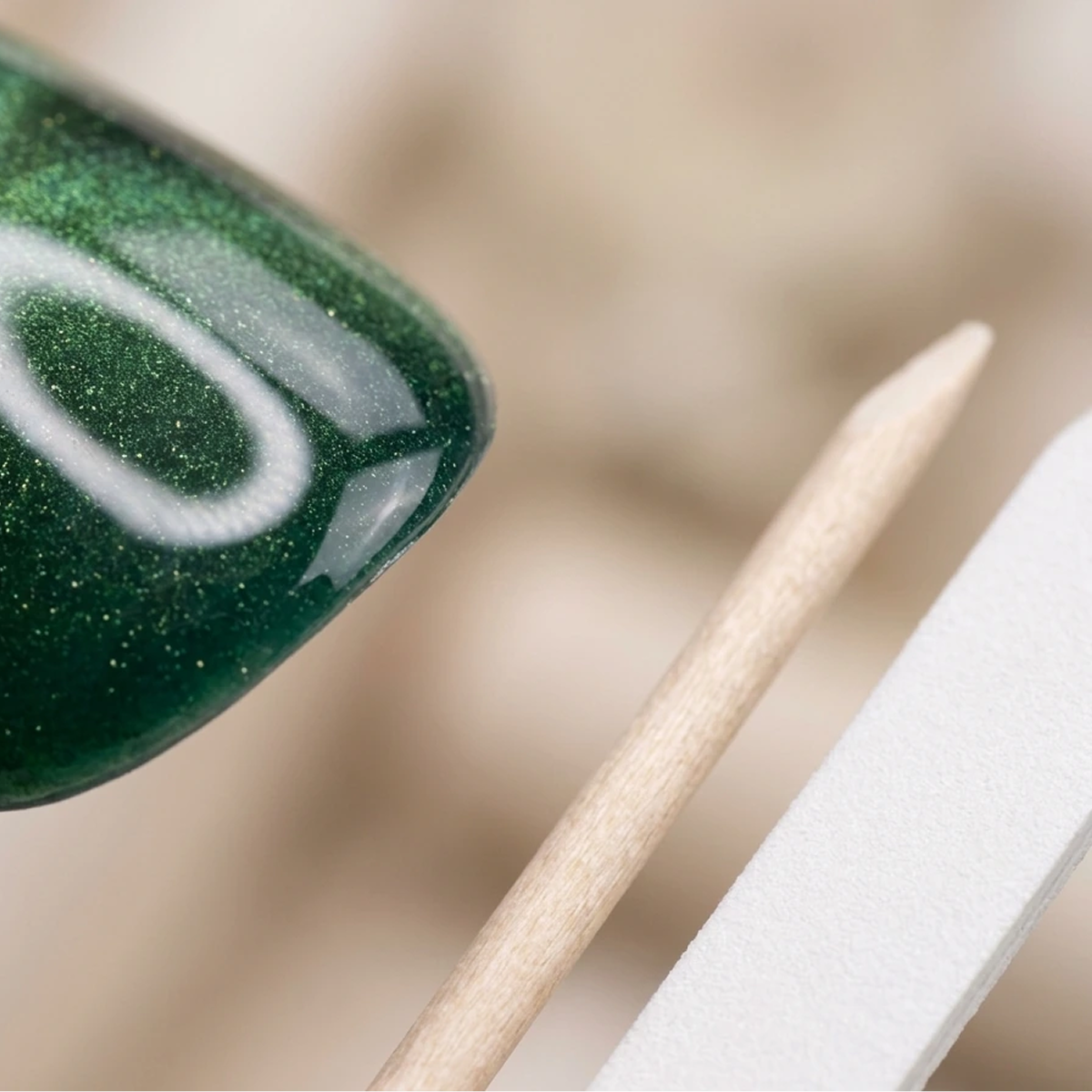 EDGE U - Cross Green Magnet - Bandes pour Ongles