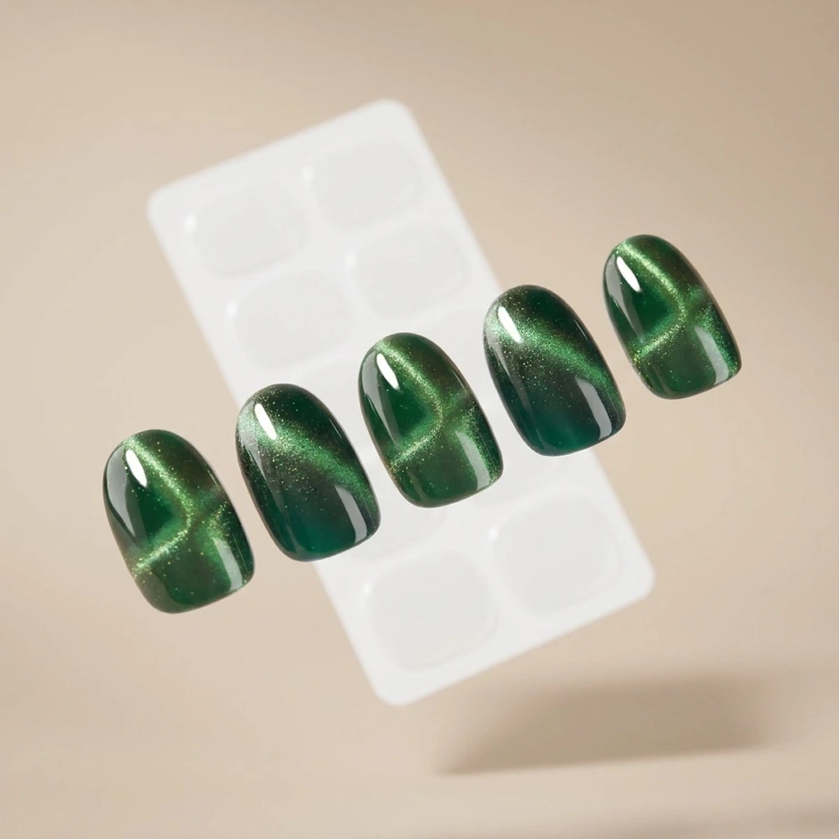 EDGE U - Cross Green Magnet - Bandes pour Ongles