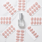 EDGE U - Wave Pink Magnet - Bandes pour Ongles